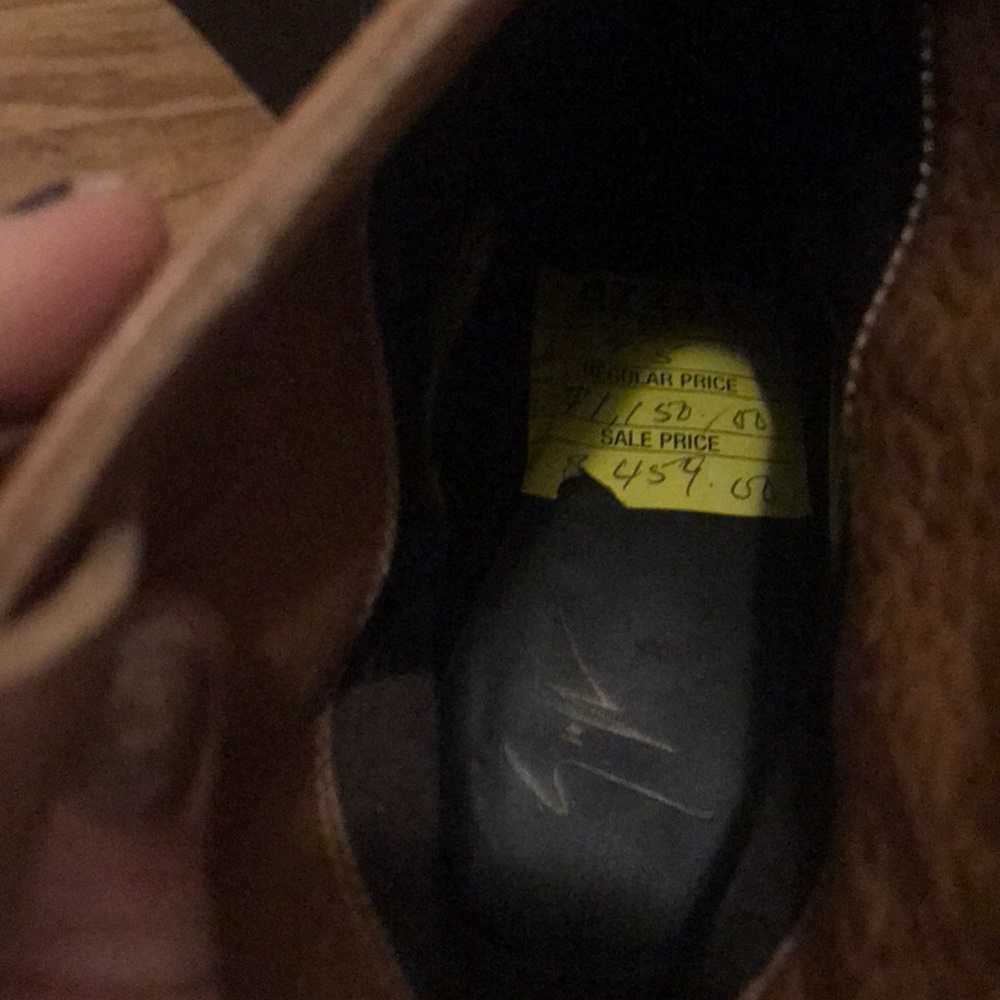 Tan Platform Booties With A Hidden Heel - image 3